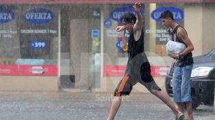 Rige un alerta meteorológico para el centro y norte de Santa Fe