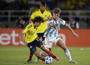 Sub-20: Gino Infantino casi marca para Argentina que empata con Colombia 0 a 0