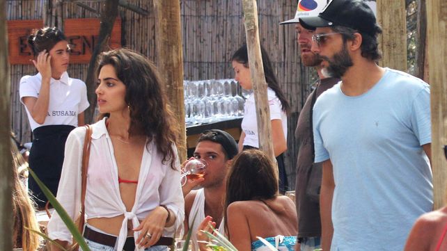 Joaquín Furriel, de vacaciones en Uruguay y en muy buena compañía