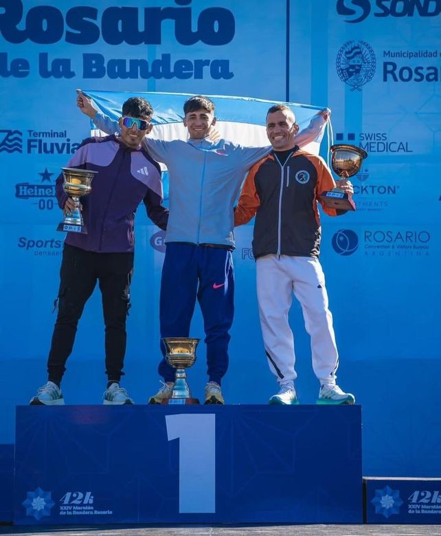 Daniel Penta compartió el podio junto a Coco Muñoz y Esteban Angulo.&nbsp;