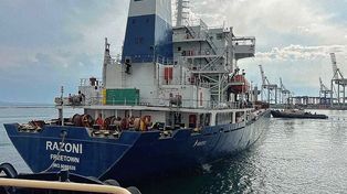 Partió el primer barco con cereales de Ucrania, tras los acuerdos con Rusia.