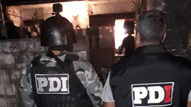 En Barrio Industrial. La PDI allanó una casa y apresó a Ignacio Damián P. como coautor del crimen.