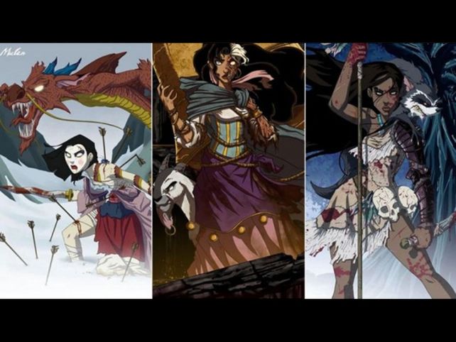 Las princesas de Disney se pusieron terroríficas