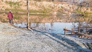 La helada se hizo sentir en la zona del paraje La Balsa de Villa Urquiza