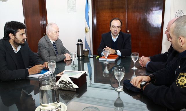 El Intendente recibió a las nuevas autoridades de la Policía de la Provincia