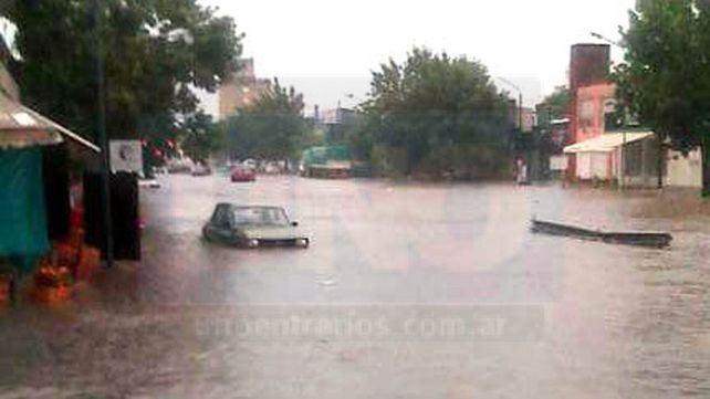 Concepción del Uruguay, bajo agua
