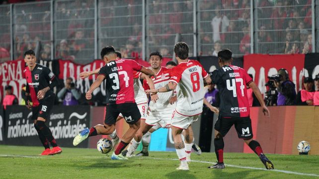 El extremo de Newells ingresó en el segundo tiempo.