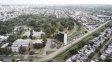 Las imágenes de lo que será la Estación Policial Sur, en el Parque Garay de la ciudad de Santa Fe
