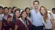 Macedo y Urtubey juntos en una escuela secundaria salteña.
