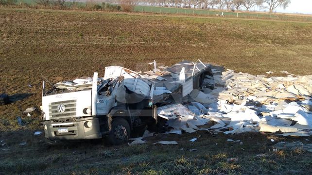 Se quedó dormido, despistó y solo sufrió lesiones leves