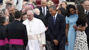 El Papa llegó a Estados Unidos para una histórica visita de seis días