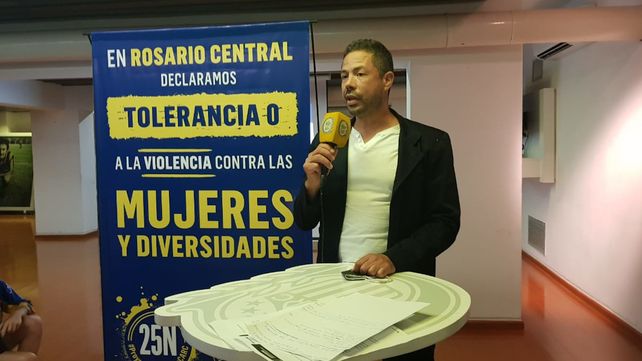 El presidente de Central, Rodolfo Di Pollina.