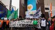 Protesta nacional: organizaciones sindicales y sociales volvieron a la calle
