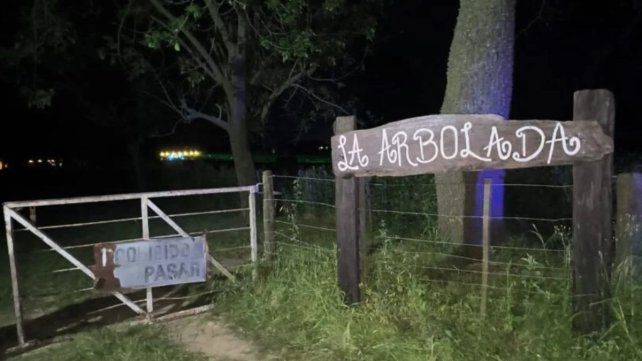 El lugar dónde se llevaba a cabo la fiesta que fue clausurada