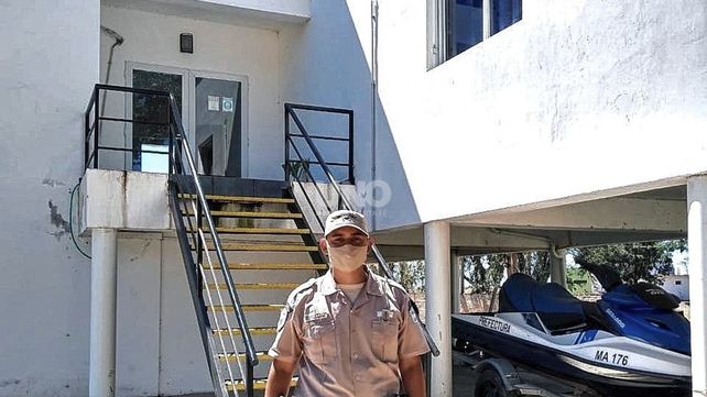 Un efectivo de Prefectura le salvó la vida a una mujer