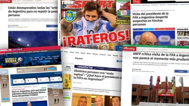 La prensa peruana denuncia que el partido entre Argentina y Perú podría estar arreglado