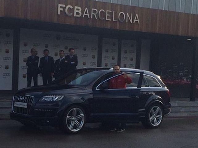 El Audi que le regalaron a Messi