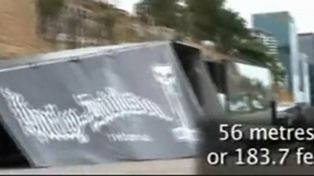 Harley-Davidson con alas: bate el r&eacute;cord de vuelo saltando 55,99 metros