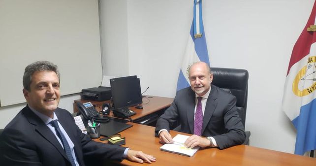 El jefe de la Casa Gris renovó su respaldo al líder del Frente Renovador (FR).