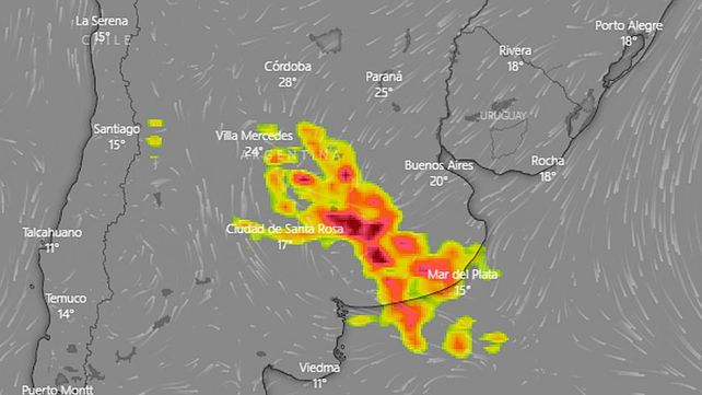 La tormenta de Santa Rosa llegó a Rosario: historia y milagro de la leyenda