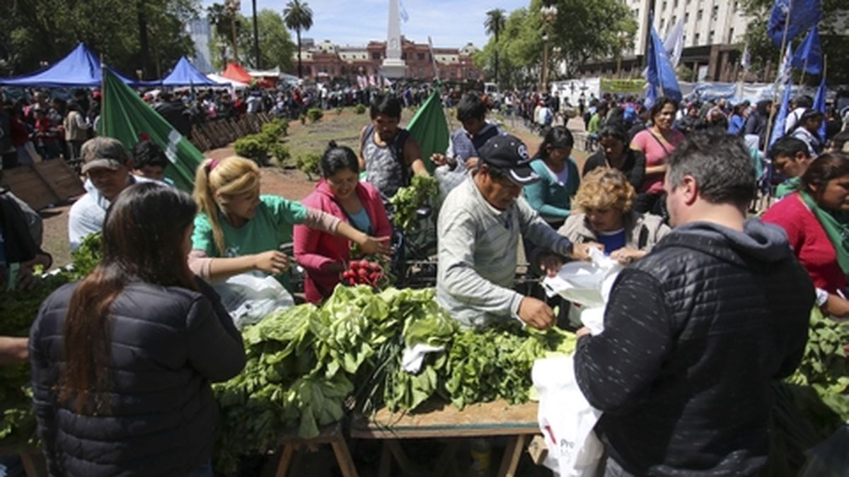 Feriazo: los pequeños productores realizaron una nueva protesta