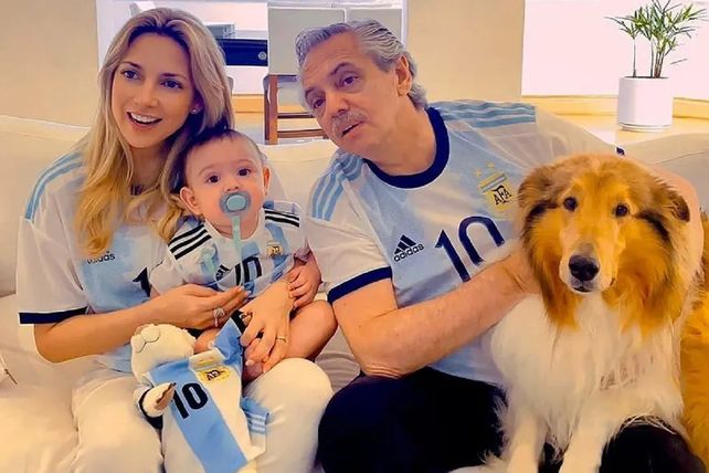 Alberto Fernández vió la final del Mundial en casa