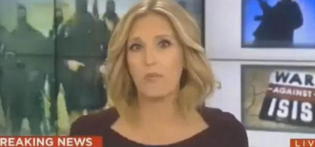 Una conductora de CNN embarazada se desmaya en el aire