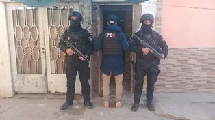 Uriel Andriotti fue detenido este miércoles en una vivienda de Necochea al 3900, en barrio Tablada