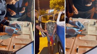 Un hombre fue demorado tras darse a la fuga en barrio El Morro, en Paraná. Le encontraron un paquete de marihuana