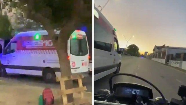 Impactante operativo policial contrarreloj y a más de 100 Km/h: escoltaron una ambulancia con una embarazada