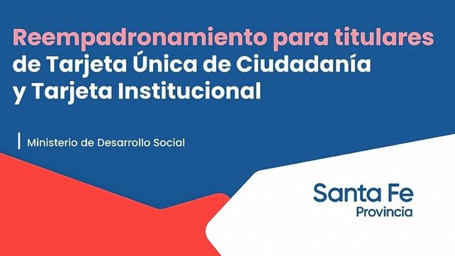 La provincia habilitó un 0800 para titulares de la tarjeta única de ciudadanía e institucional que no realizaron el reempadronamiento
