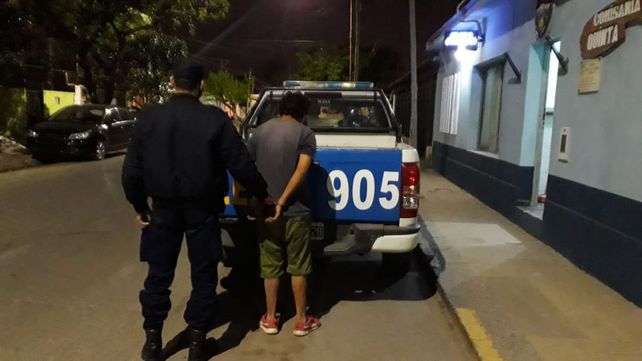 El hombre fue trasladado a Alcaldía de Tribunales por violencia de género