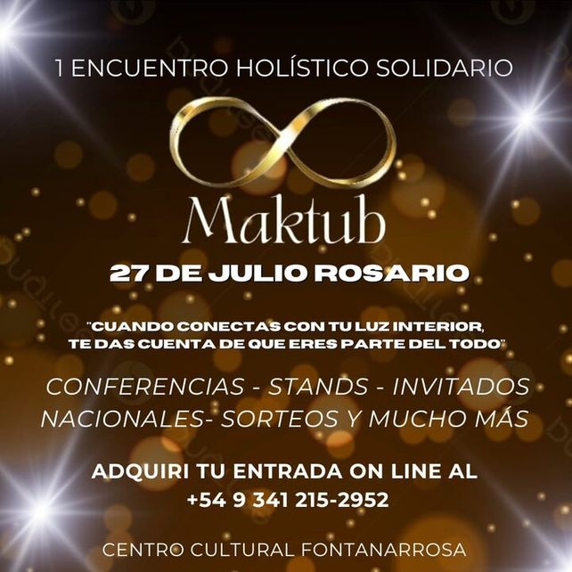 Rosario tendrá el primer encuentro holístico solidario para ayudar a dos escuelas de Las Flores