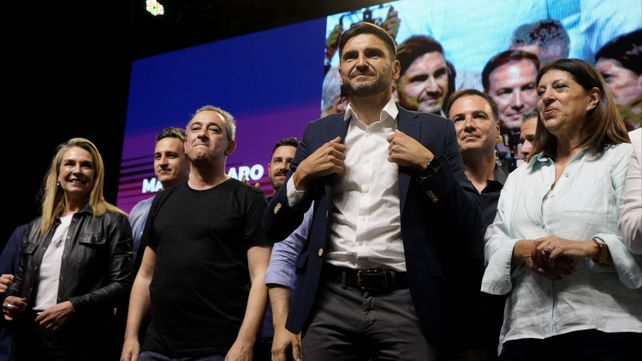 El gobernador Maximiliano Pullaro