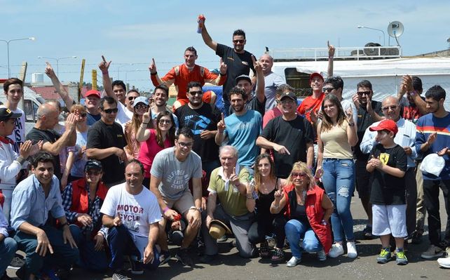 El festejo del equipo