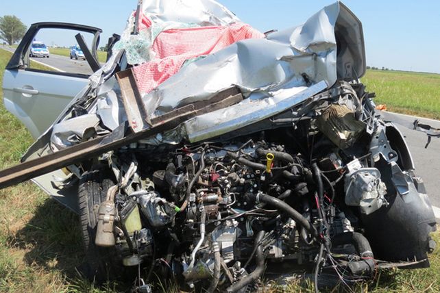 Accidente fatal en la Ruta 19, dejó un muerto y tres heridos graves