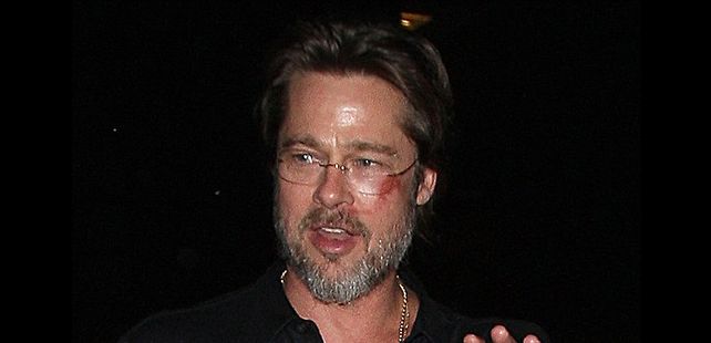 Brad Pitt apareció golpeado en un evento