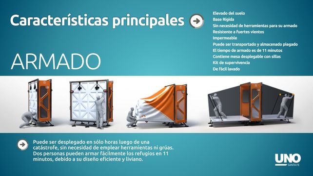 Orgullo argentino: un refugio para afectados de catástrofes que elogiaron desde el Papa hasta la ONU