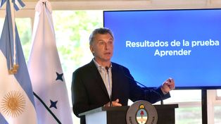 Macri afirmó de que los resultados de las pruebas Aprender fueron sorprendentemente malos