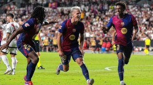 Barcelona venció a Rayo Vallecano y lleva tres triunfos al hilo en la Liga de España