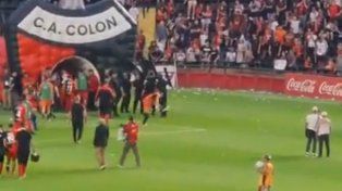 Video: la actitud de Manuel Vicentini que podría costarle muy caro en Colón