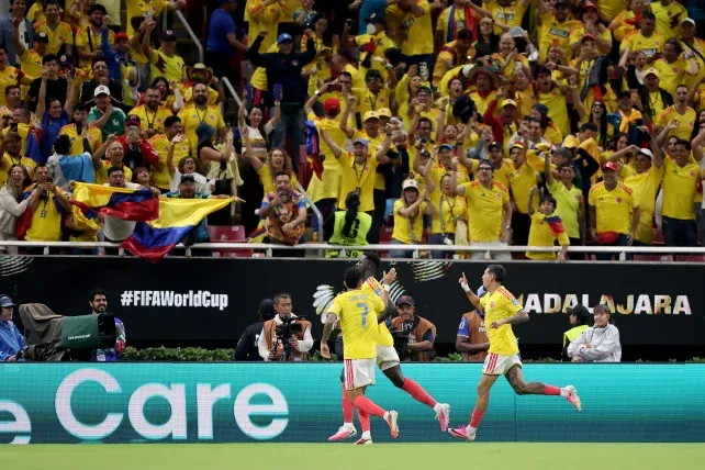 Colombia ganó 1 a 0 en México.