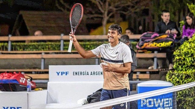 Román Burruchaga es finalista del Challenger de Buenos Aires.