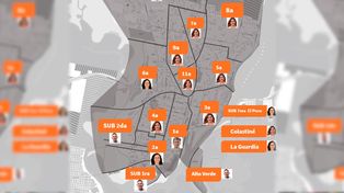 Las 18 seccionales electorales con los precandidatos que se impusieron en cada uno de ellas.