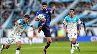 Racing estuvo más acertado en el arco rival y le sacó el invicto a Unión en el Cilindro de Avellaneda