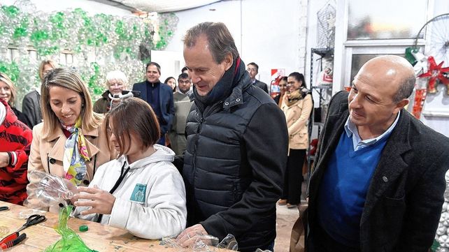 Bordet junto a la vicegobernadora