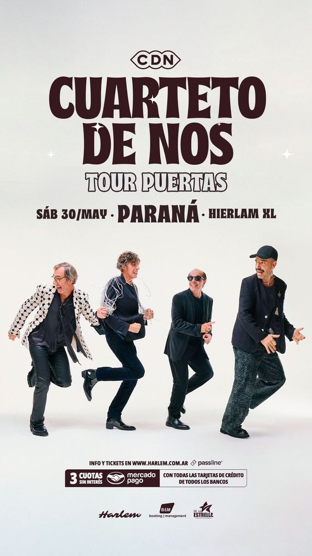 Paraná le abre las puertas al Cuarteto de Nos