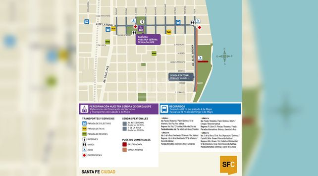 Lo informado por la municipalidad de Santa Fe.