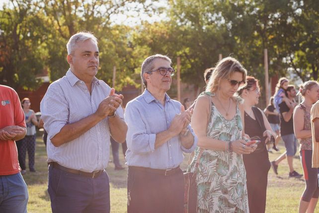 Presente. Armando Traferri estuvo en el acto, donde recorrió las instalaciones. 