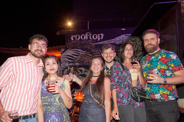 Ignacio Noviski, Nahir Saieg, Victorio Curti, Gabriela Martín de Marco, Paola Cerda  y Lisandro Machain